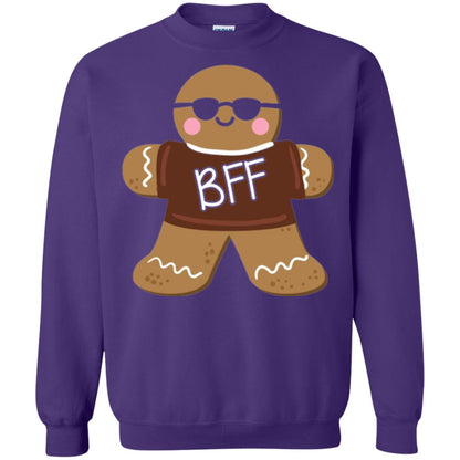 Gingerbread T-shirt Best Friend Forever Purple