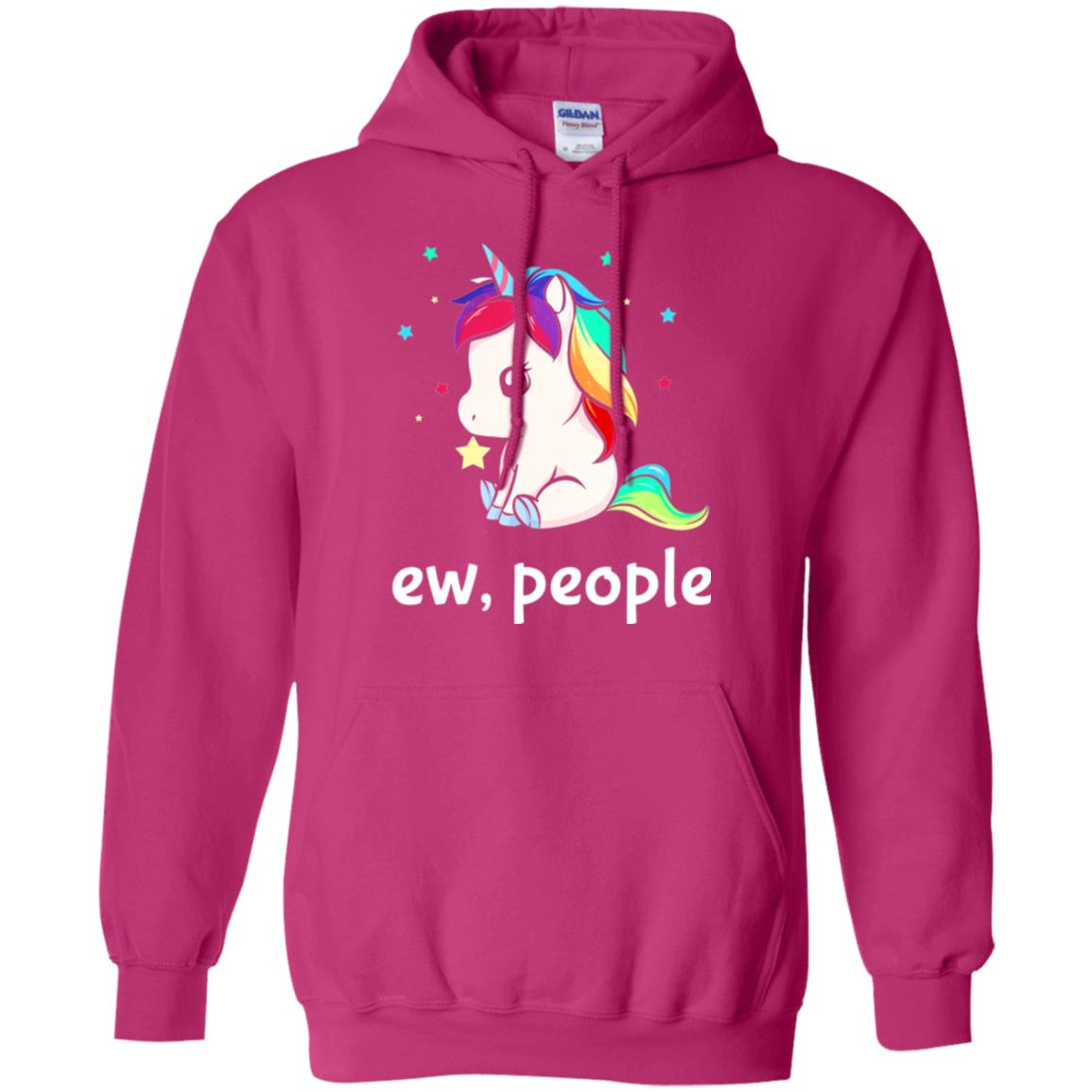 Unicorn Lover T-shirt Ew People T-shirt Heliconia