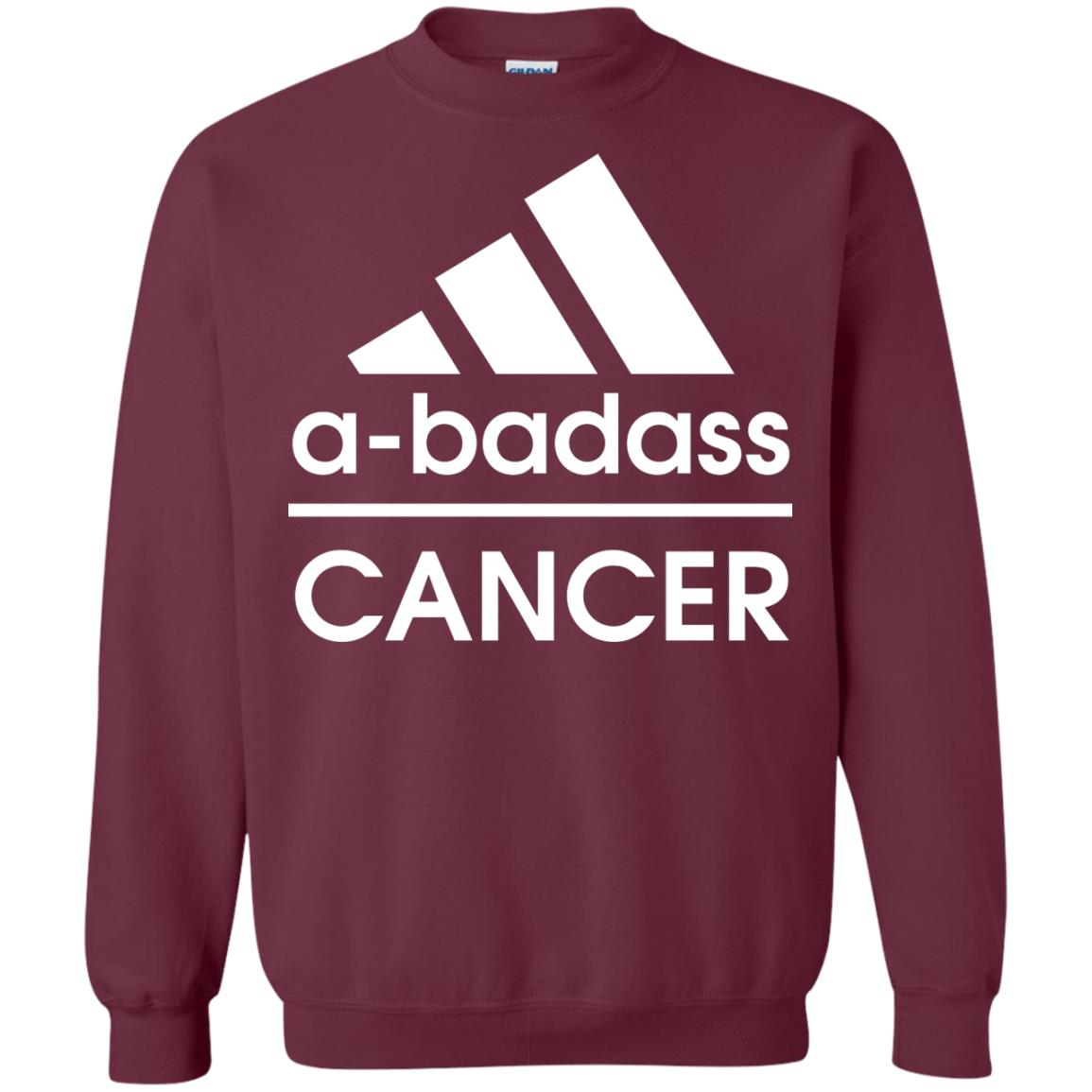 Abadass Cancer Shirt Maroon