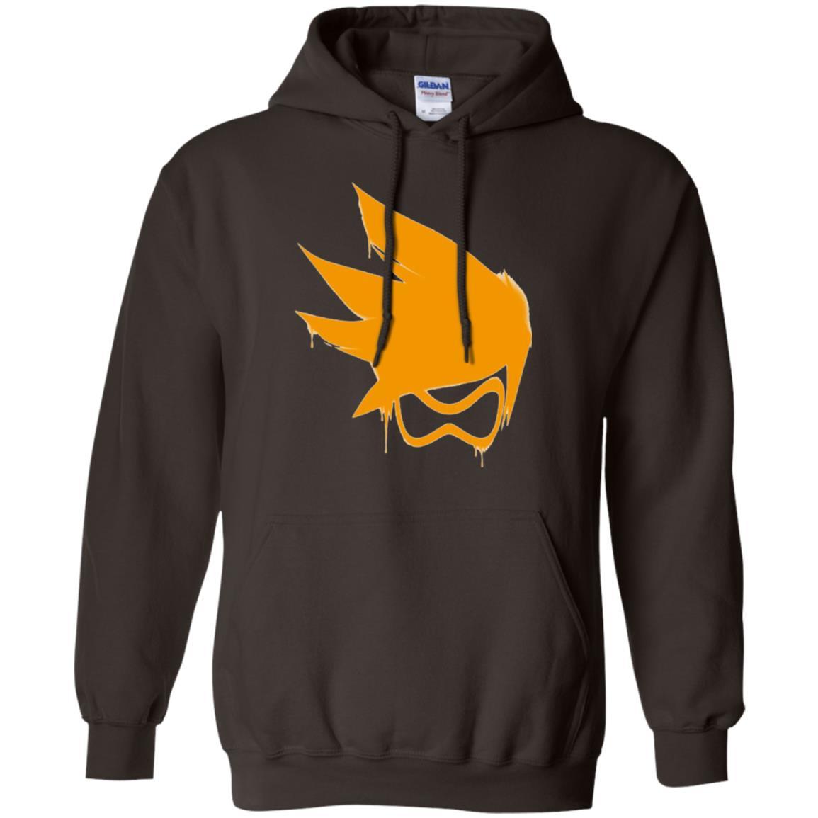 Film T-shirt Tracer Orange Spray T-shirt Dark Chocolate