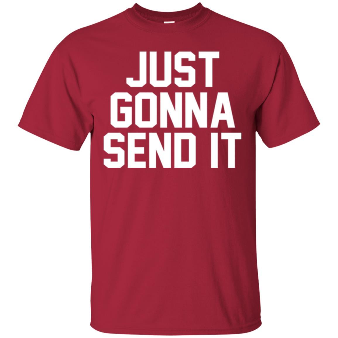 Just Gonna Send It America T-shirt Cardinal