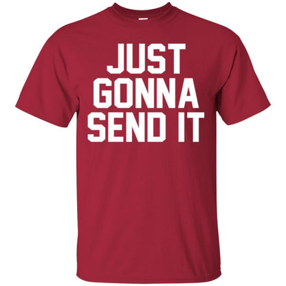Just Gonna Send It America T-shirt Cardinal