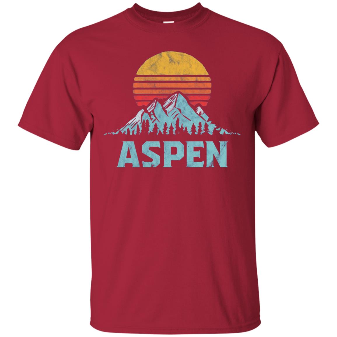 Aspen Mountain T-shirt Cardinal