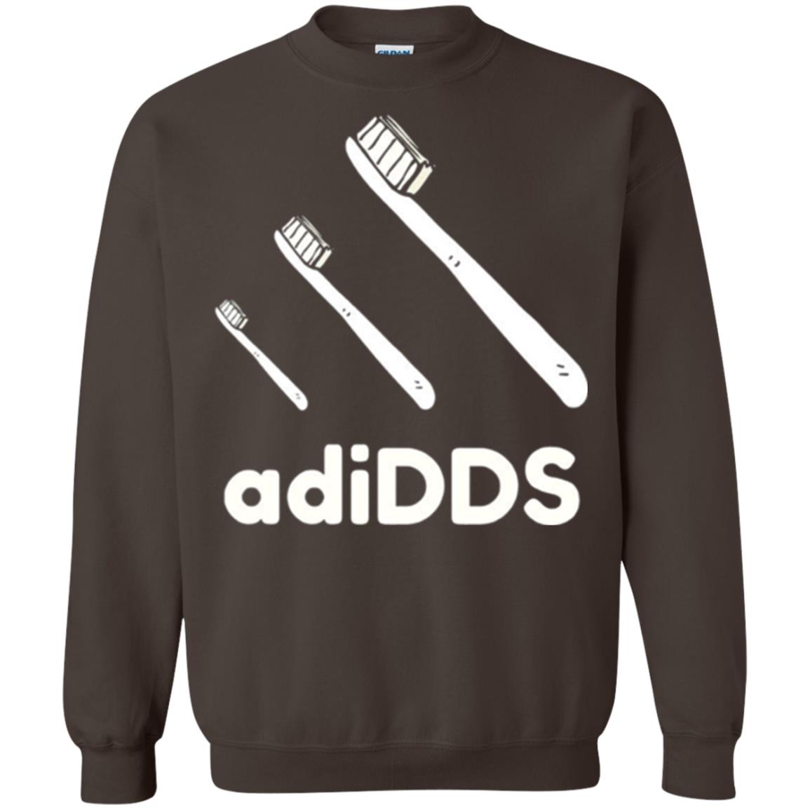 Dentist T-shirt Tooth Brush Adidds T-shirt Dark Chocolate