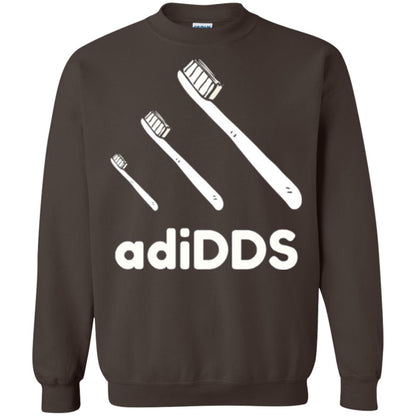 Dentist T-shirt Tooth Brush Adidds T-shirt Dark Chocolate