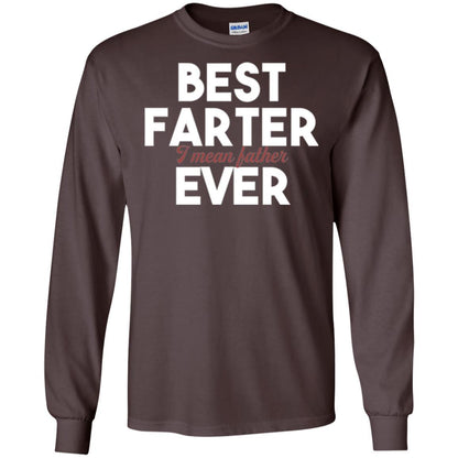 Daddy T-shirt Best Farter Ever Best Father Ever Dark Chocolate