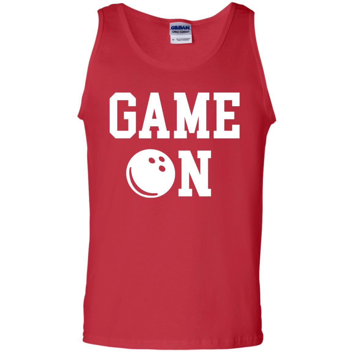 Bowler T-shirt Game On Bowling T-shirt Red