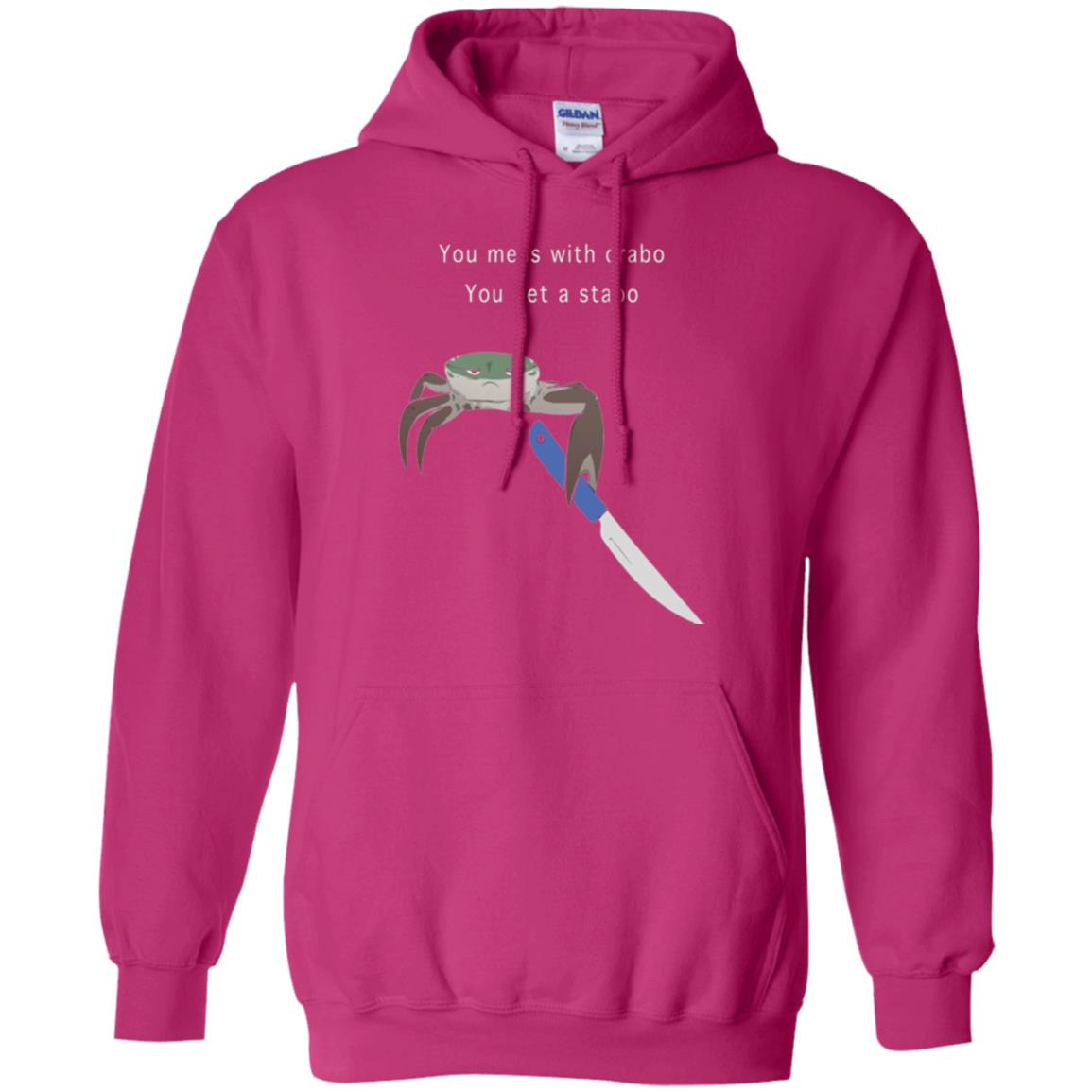 Funny Crab T-shirt You Mess With Crabo You Get A Stabo Heliconia