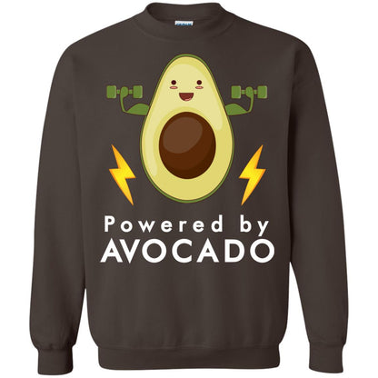 Powered By Avocado Fitness Shirt Dark Chocolate