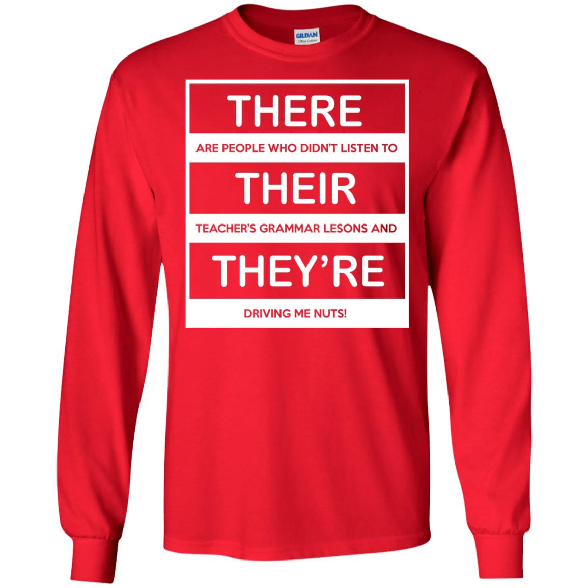 There Are People Who Don_t Listen To Their Teacher Student T-shirt Red
