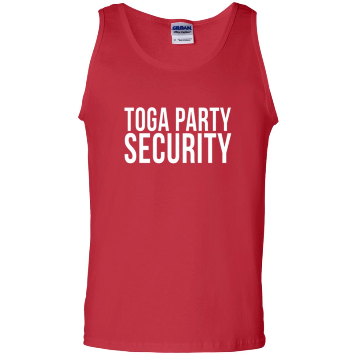 Toga Party Security T-shirt Red