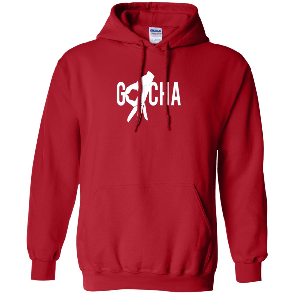 Gotcha Finger Circle Game T-shirt Red