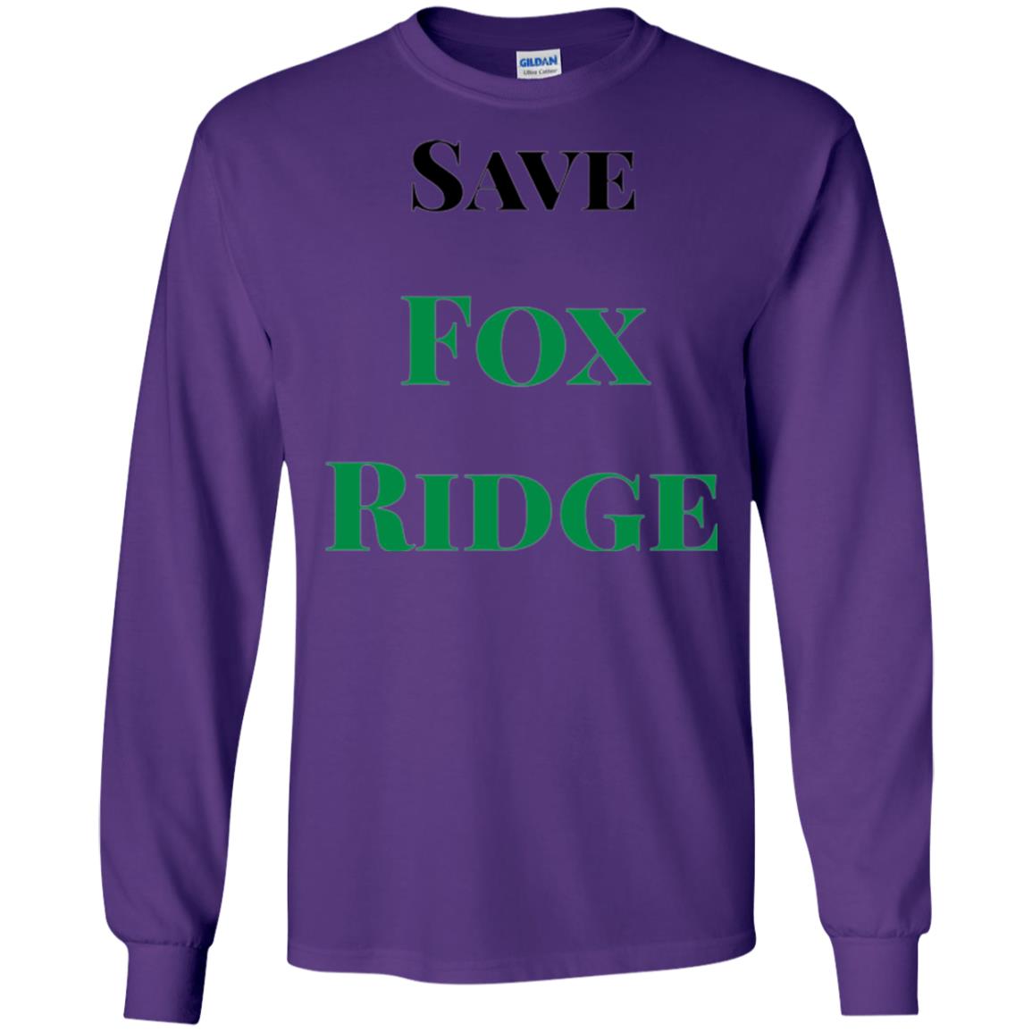 Elementary T-shirt Keep Calm And Save Fox Ridge Purple