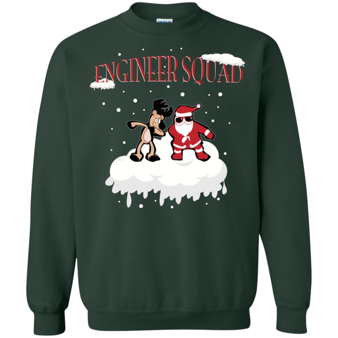 Engineer Squad Engineering X-mas Gift Shirt Forest Green