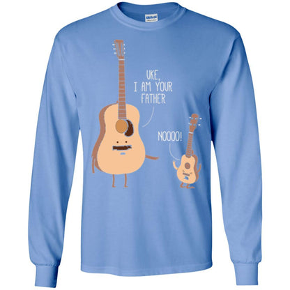 Musician T-shirt Uke I Am Your Father Carolina Blue