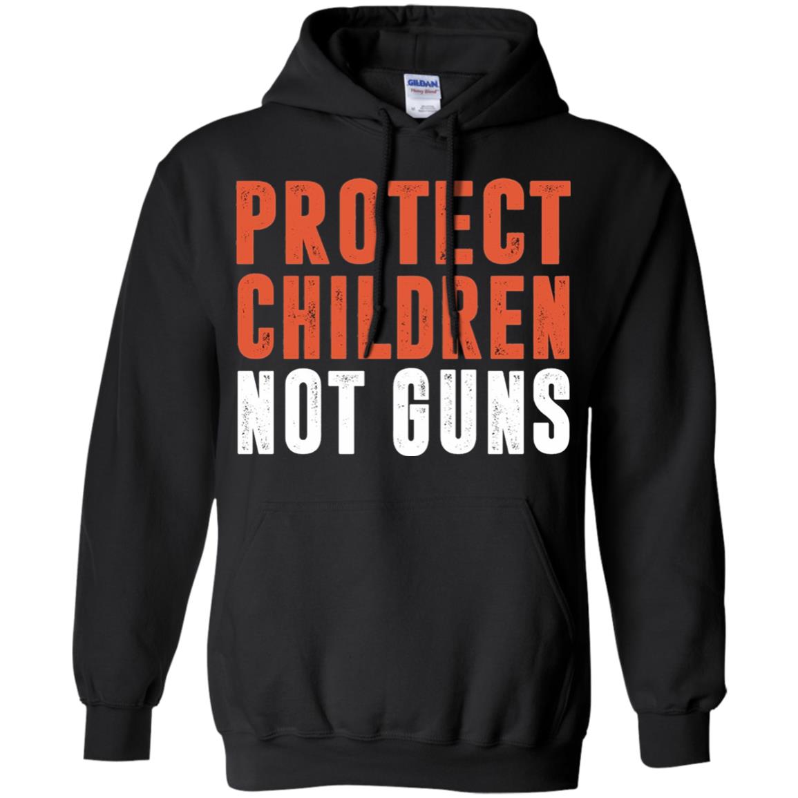 Protect Children Not Guns Quote Shirt Black