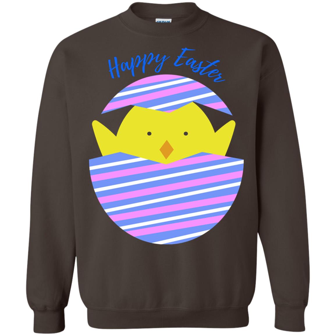 Easter Shirt Happy Easter Dark Chocolate