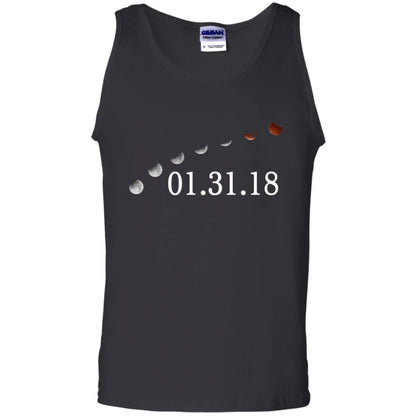 Usa Total Lunar Eclipse On January 31, 2018 T-shirt Black