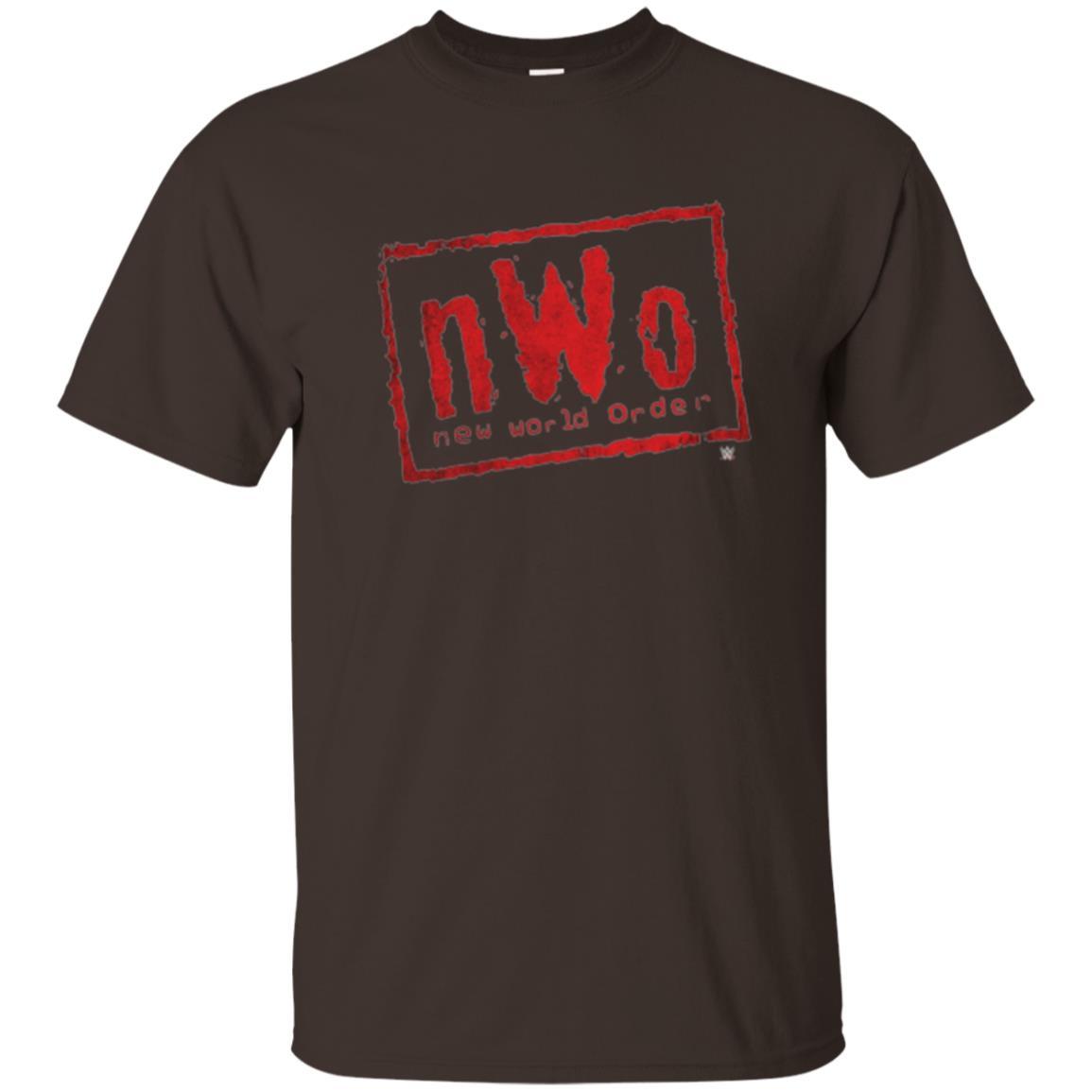 Nwo Wrestling T-shirt New World Order T-shirt Dark Chocolate