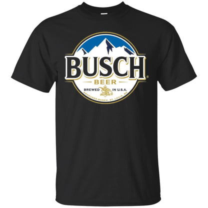 Beer Lovers T-shirt Busch Beer Black