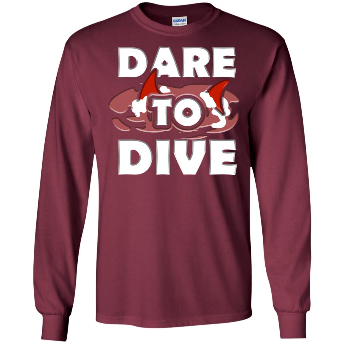 Every Day Of Dare To Dive Shark T-shirt 2018 Maroon