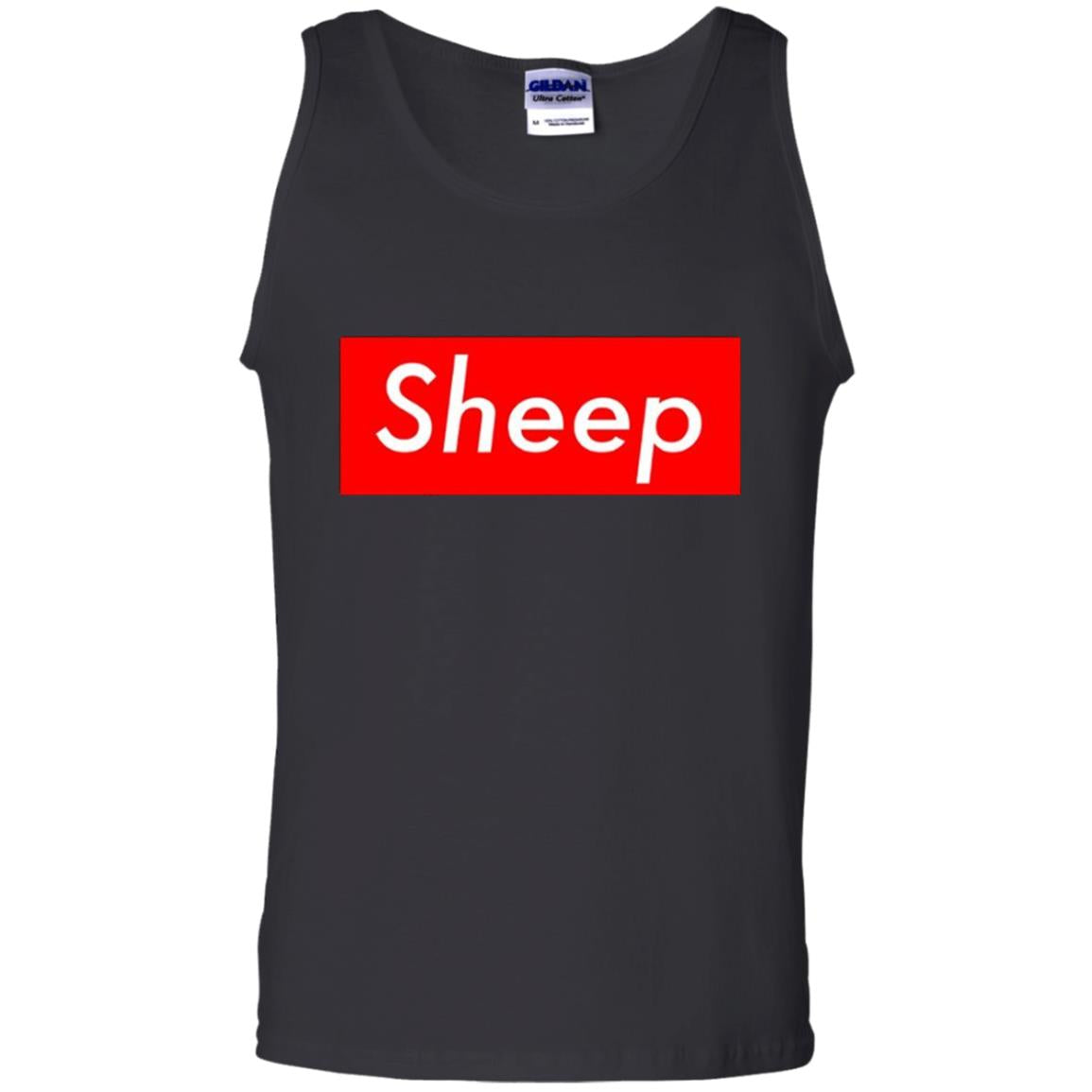 Sheep Box Logo Hype T-shirt Black