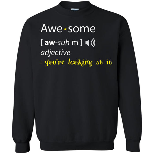 Awesome You_re Looking At It Cool Shirt For Boys Or Girls Black