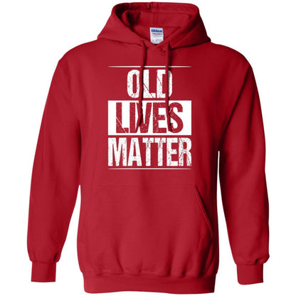 Elderly Seniors T-shirt Old Lives Matter T-shirt Red