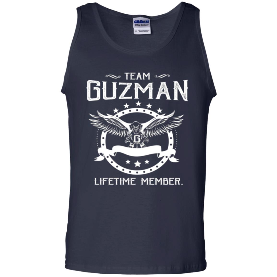 Family T-shirt Team Guzman Lifetime Member Navy