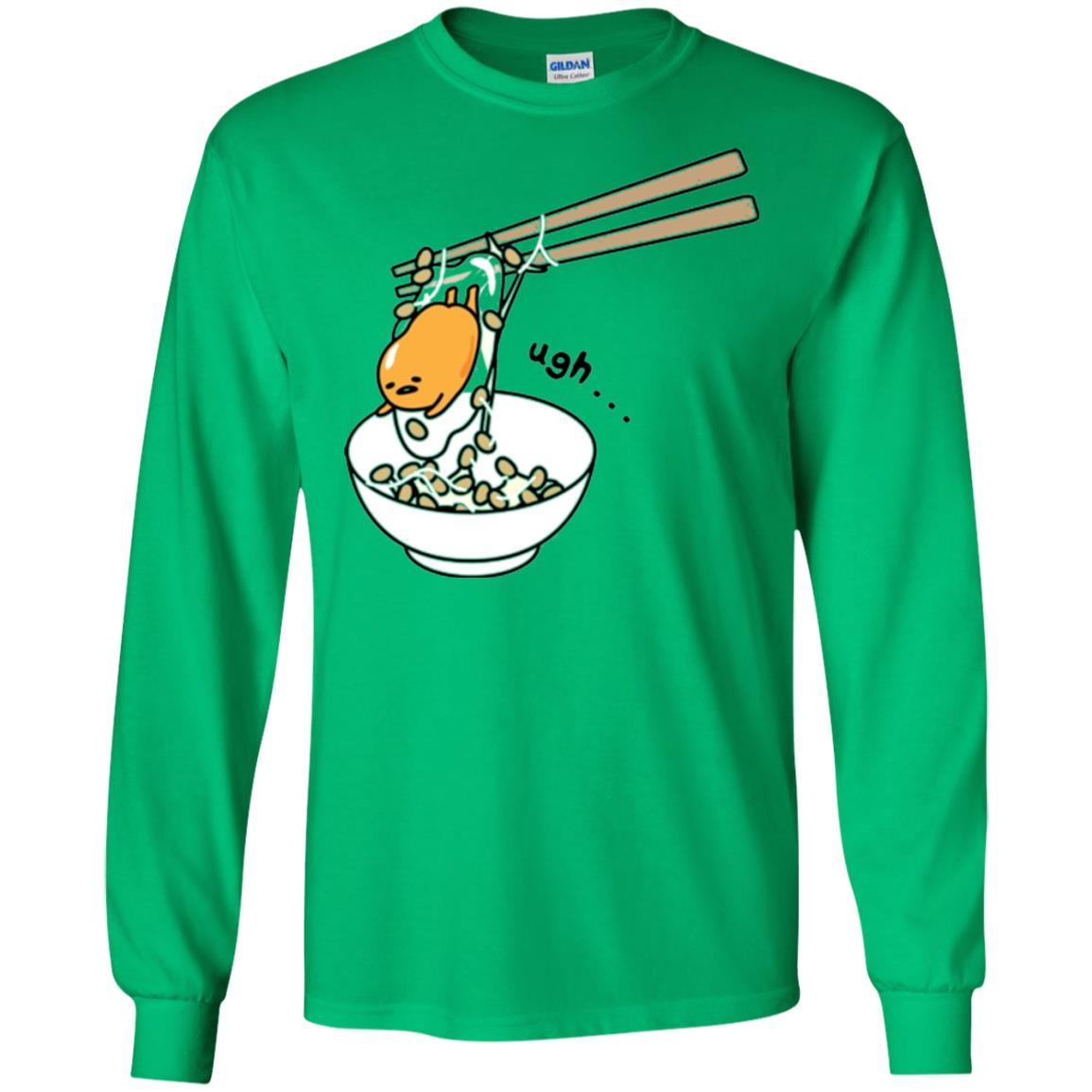 Film T-shirt Gudetama Chopsticks Irish Green