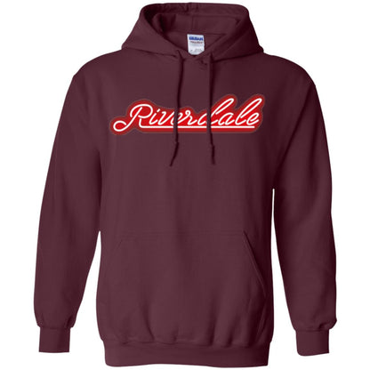 Vintage Retro T-shirt Riverdale Maroon