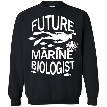 Cute Marine Biologist T-shirt Black