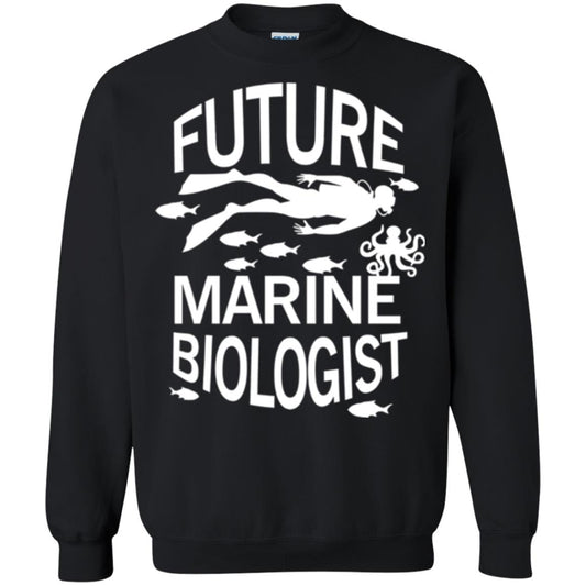 Cute Marine Biologist T-shirt Black