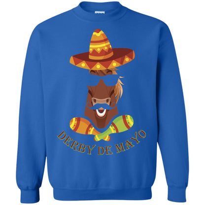 Derby De Mayo Kentucky Horse Race Sombrero Mexican T-shirt Royal