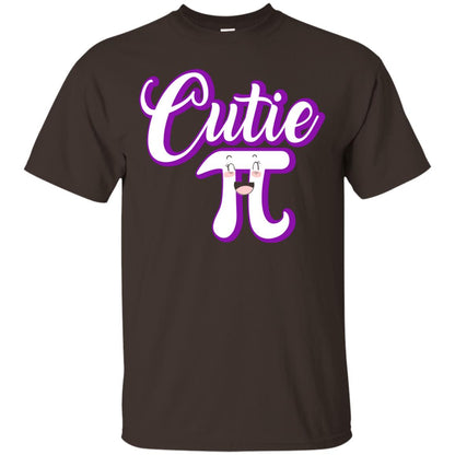 Cutie Pi Math Teacher T-shirt Dark Chocolate