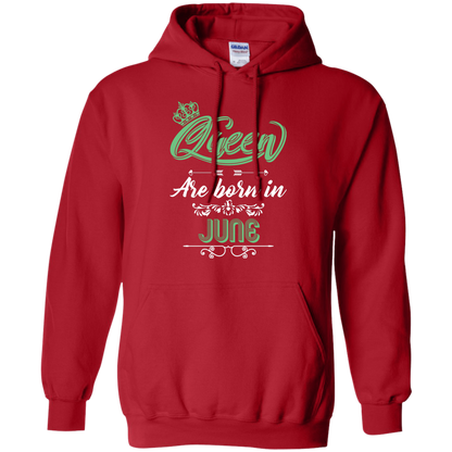 Brithday T-Shirt Queen Are Born In June Red