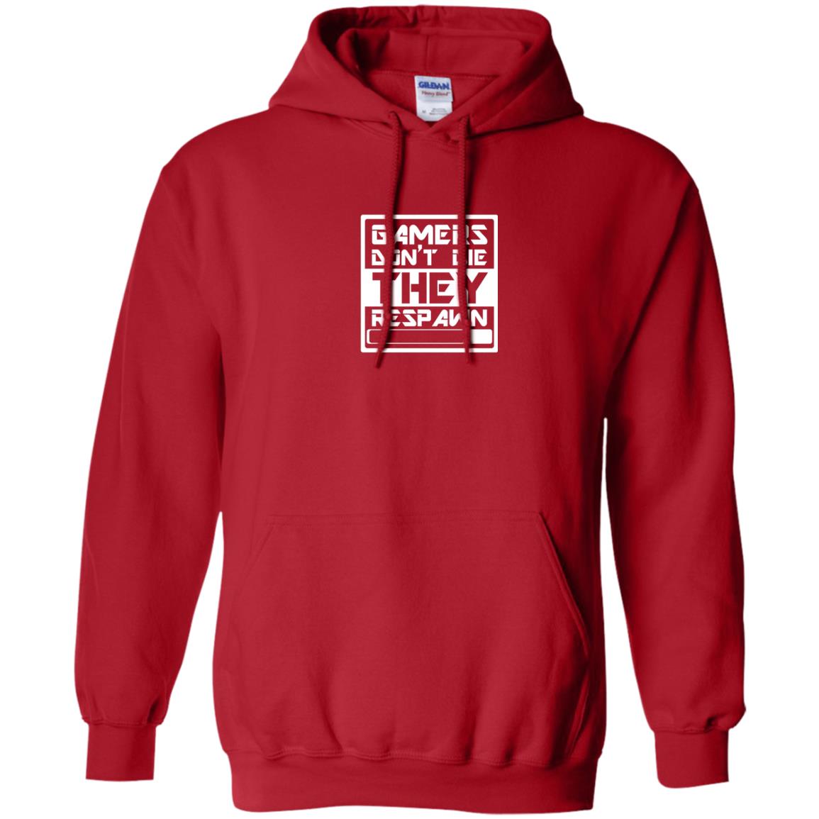 Video Gamer Shirt Don_t Die They Respawn Red