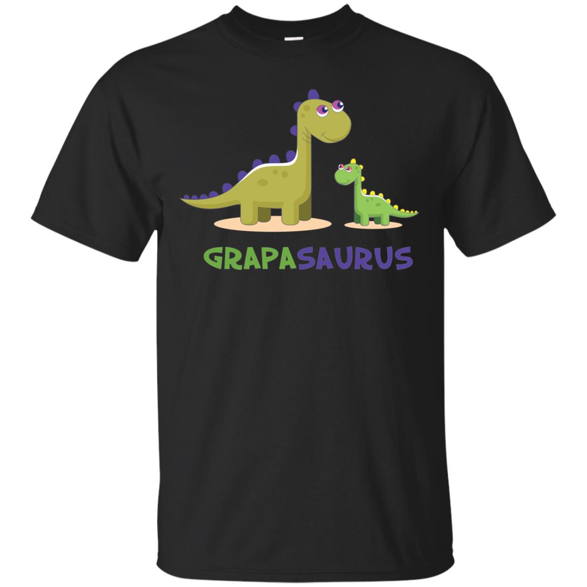 Grapasaurus Granddad Grandpa Shirt Black