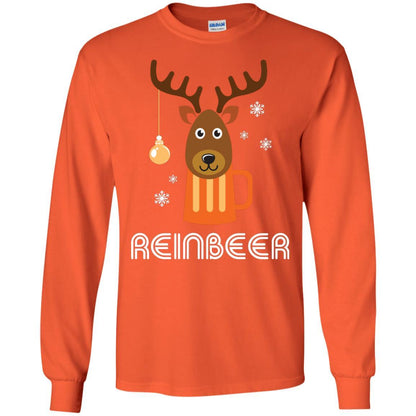 Christmas T-shirt Reinbeer Orange