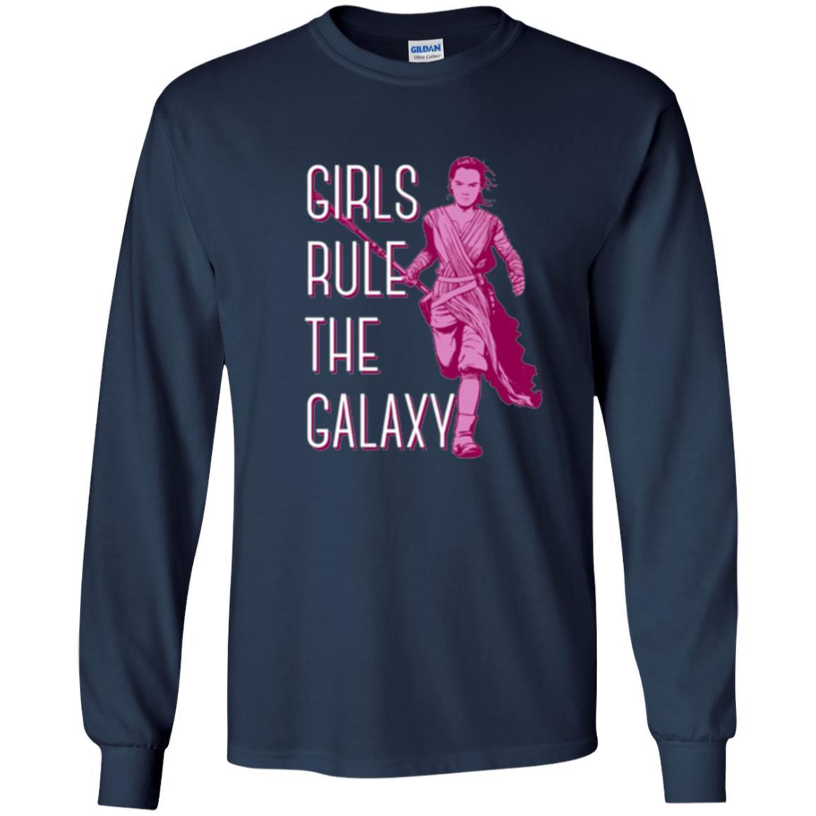 Film T-shirt Girls Rule The Galaxy T-shirt Navy