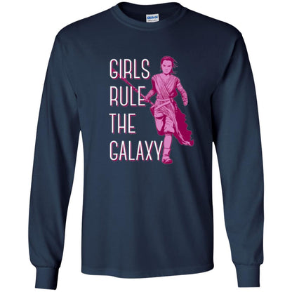 Film T-shirt Girls Rule The Galaxy T-shirt Navy