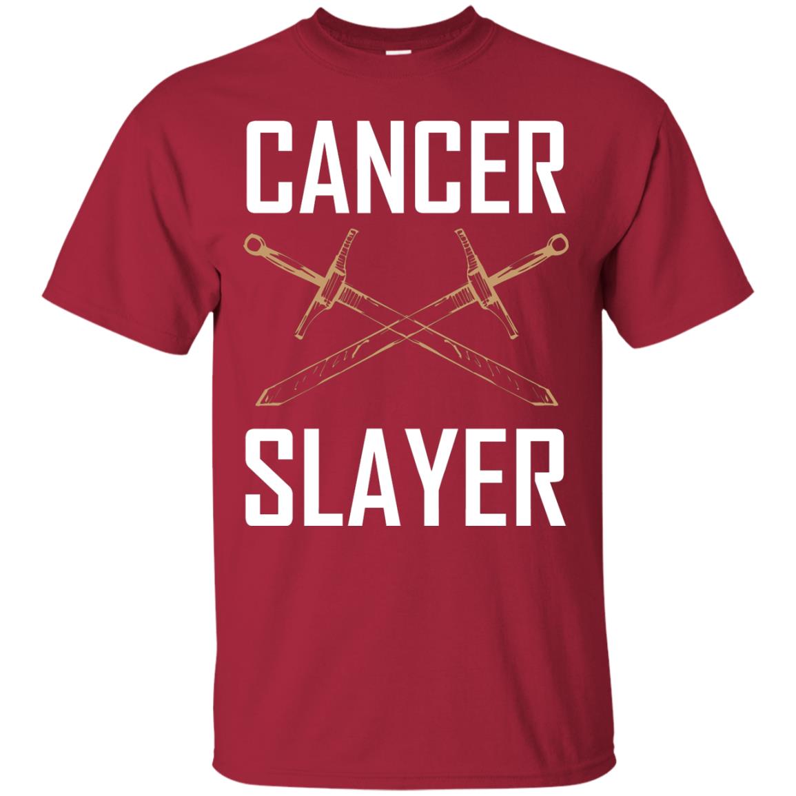 Cancer Slayer Cancer Survivor Shirt Cardinal