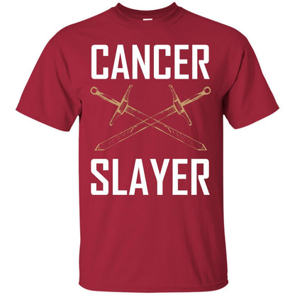 Cancer Slayer Cancer Survivor Shirt Cardinal