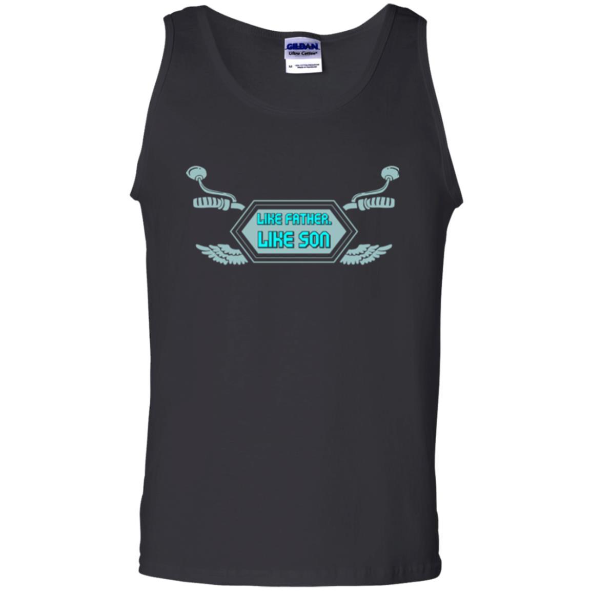 Motocross T-shirt Like Father Like Son Black