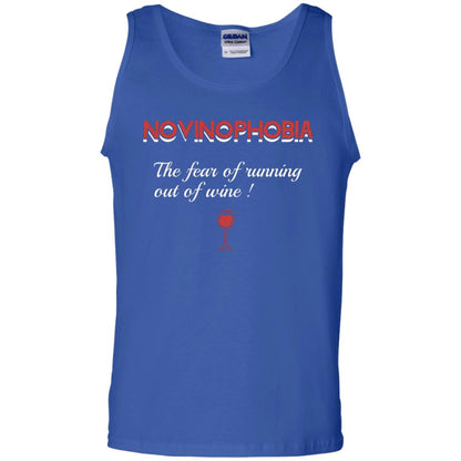 Novinophobia The Fear Of Running Out Of Wine Shirt Royal