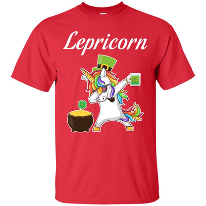 Lepricorn Saint Patrick's Day T-shirt Red
