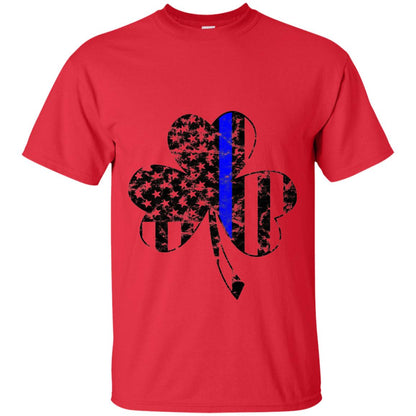 Shamrock Irish Flag St Patrick_s Day T-shirt Red
