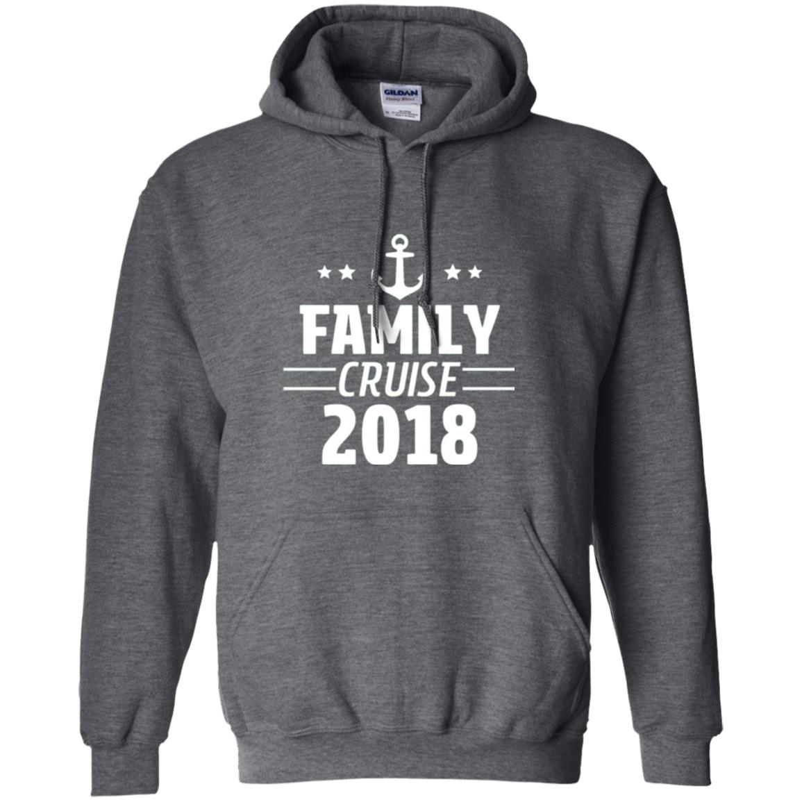 Family Cruise Vacation 2018 T-shirt Dark Heather