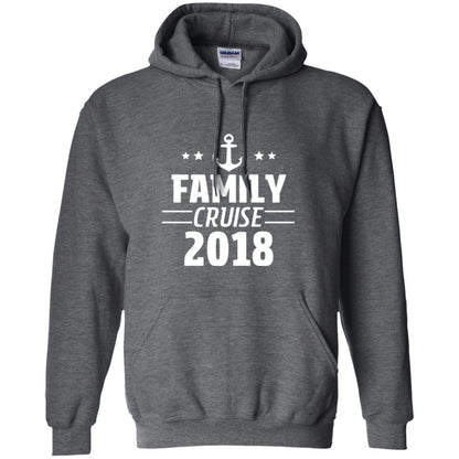 Family Cruise Vacation 2018 T-shirt Dark Heather