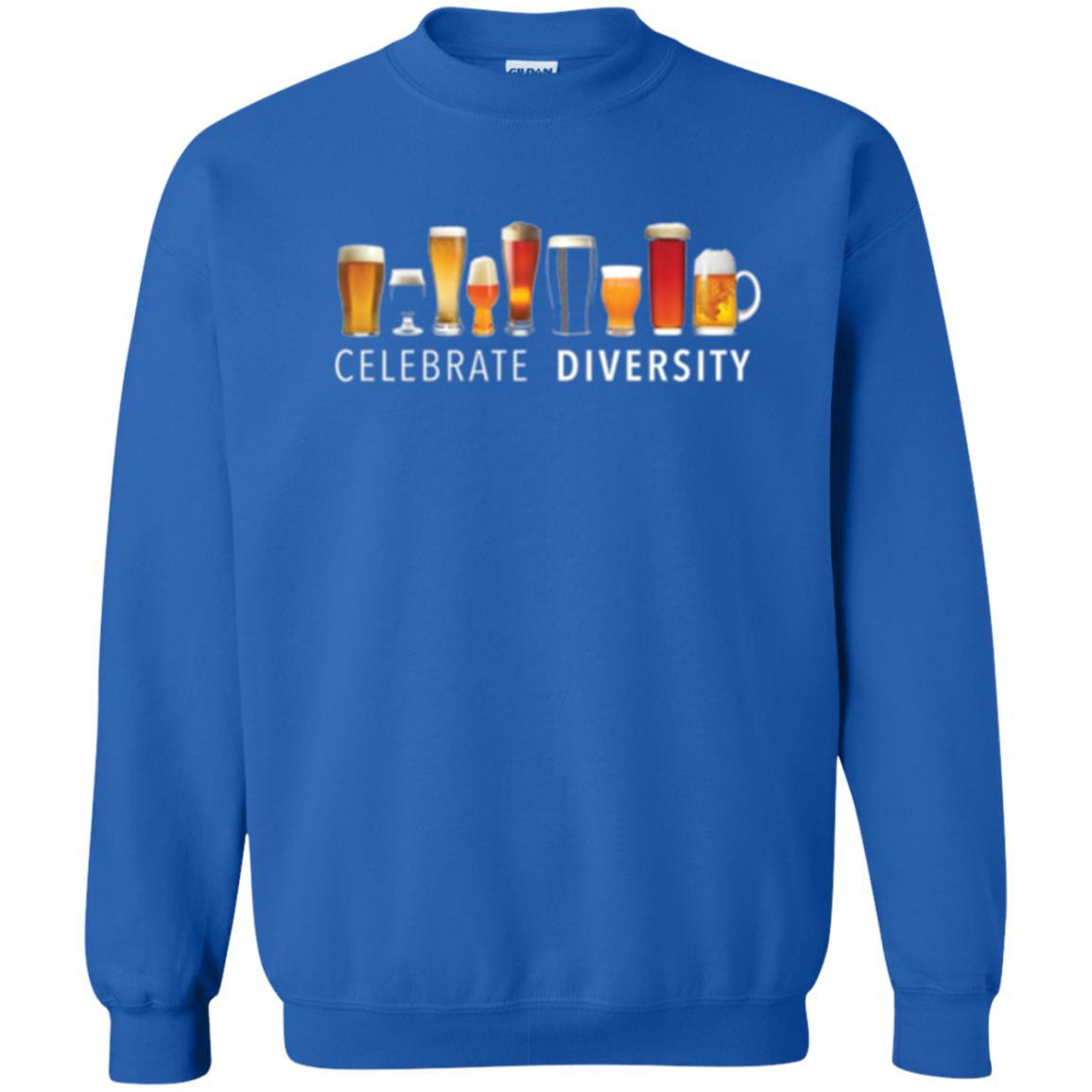 Beer Lover T-shirt Celebrate Diversity Royal
